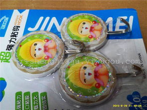 義烏商貿(mào)城明星產(chǎn)品解析 日昇家居RS5660圓形卡通印花強力粘鉤
